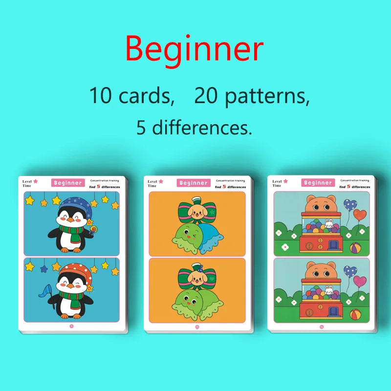 Montessori Educational Matching Game Cartoon Puzzle Toy for Toddlers