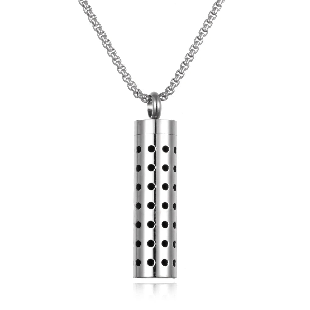 Aroma Therapy Essential Oil Diffuser Locket Necklace