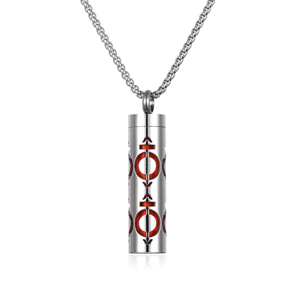 Aroma Therapy Essential Oil Diffuser Locket Necklace