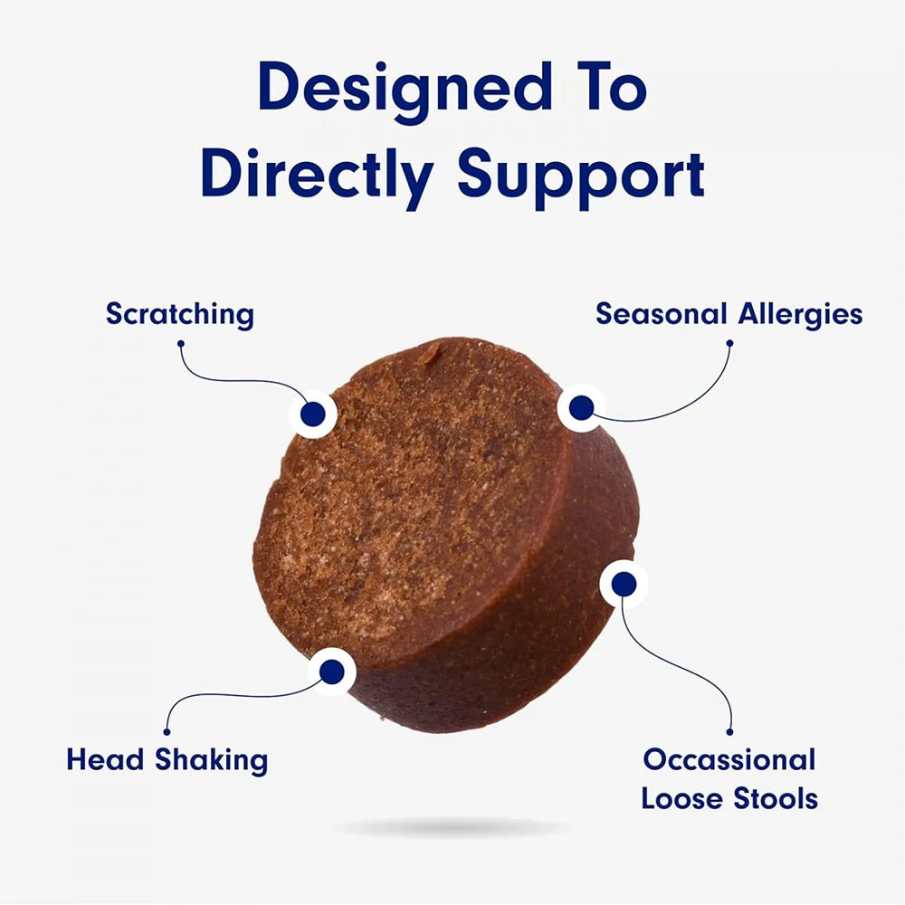 Advance Dog Probiotics Chews for Gut Health $ Allergy Relief - Beef Flavor