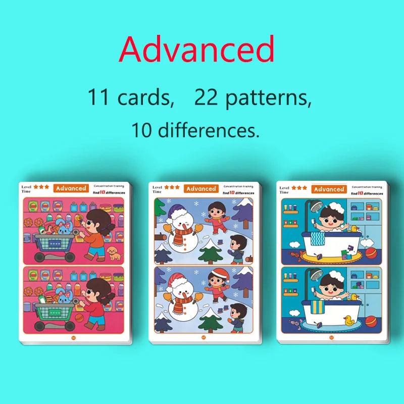 Montessori Educational Matching Game Cartoon Puzzle Toy for Toddlers